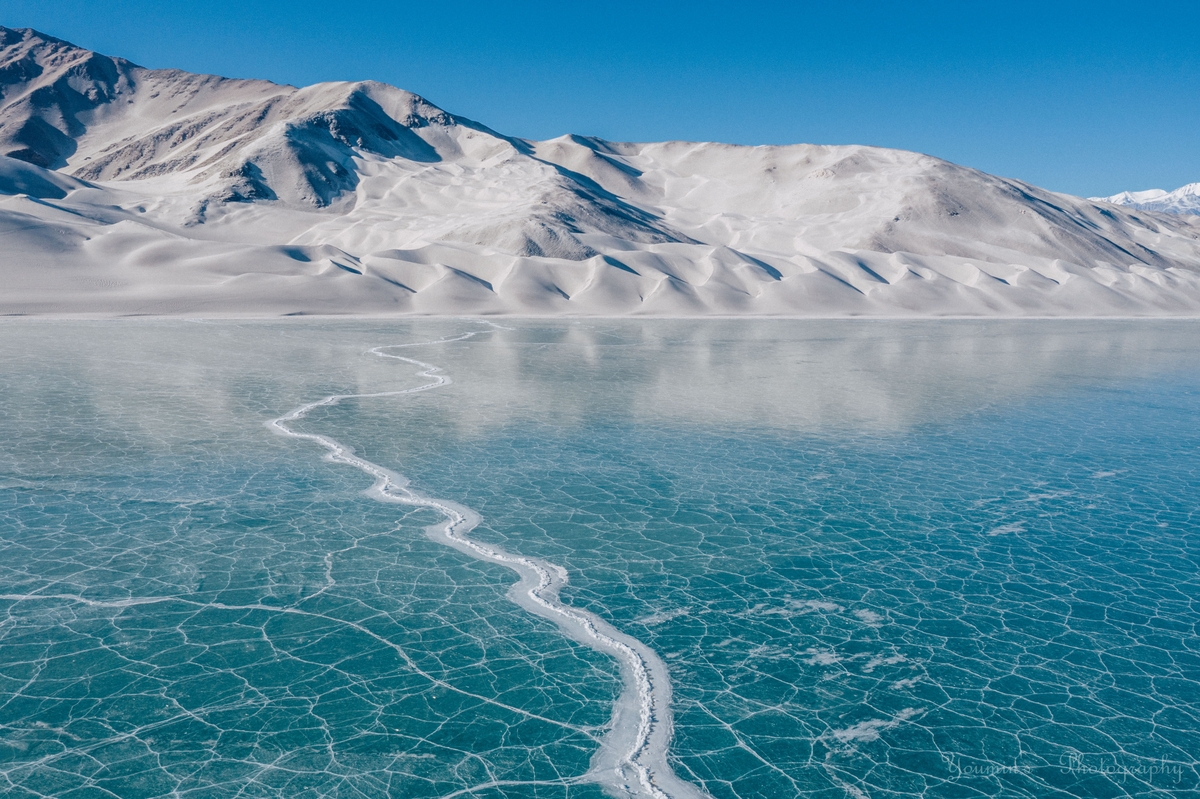 xinjiang-南疆 冬天 白沙湖